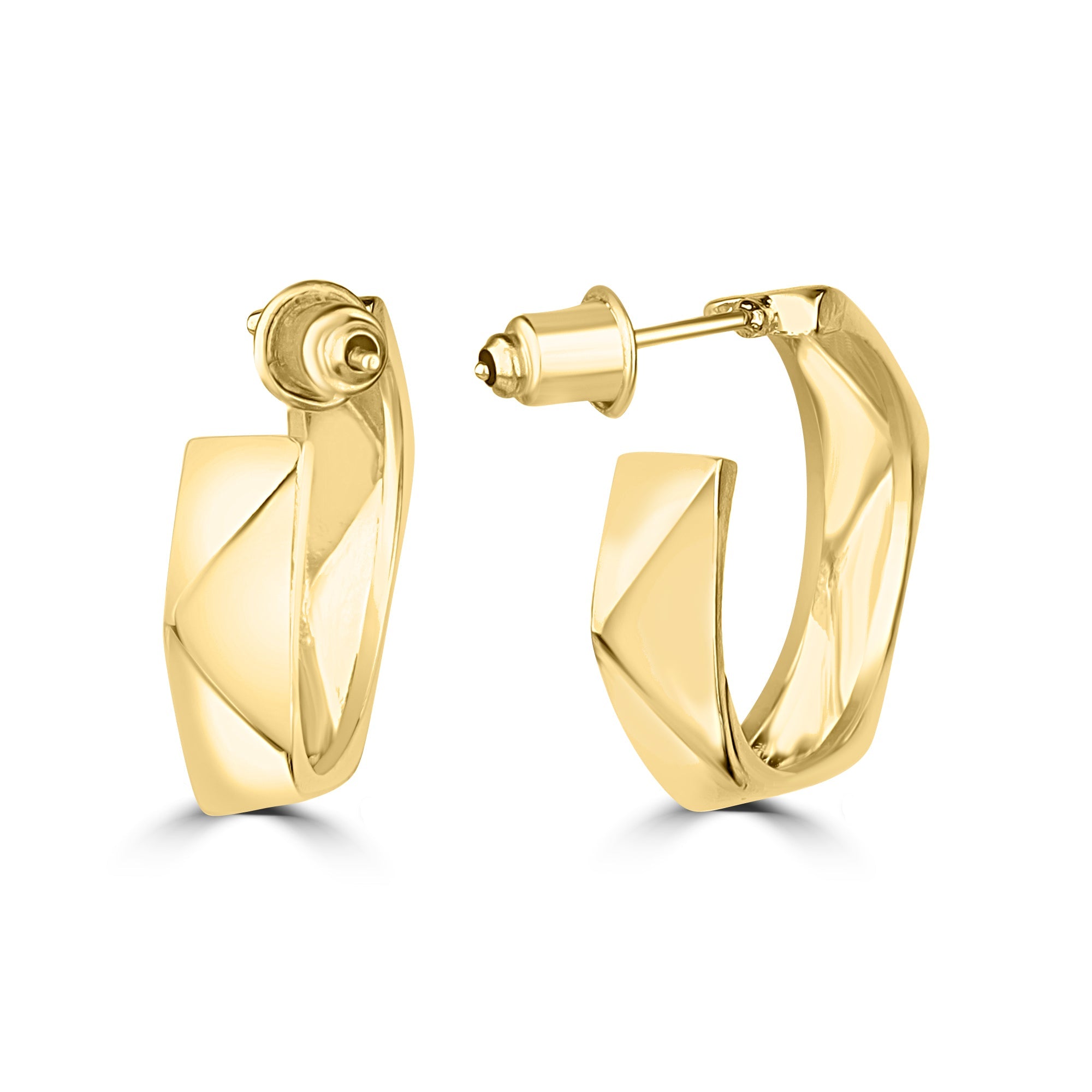 ZigZag Hoops - Fab Couture